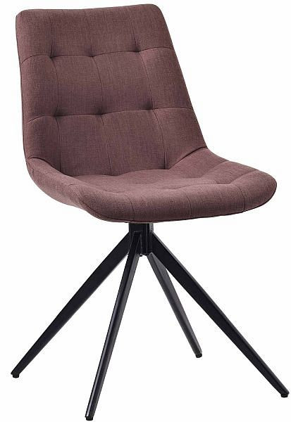 CLP Esszimmerstuhl Merna Stoff, braun, 324446, 4255716325862