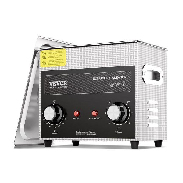 VEVOR 3L Ultraschallreiniger mit Heizungstimer & Korb Digitale Schallmaschine, XNKZCSBQXJ3LRE6AMV2