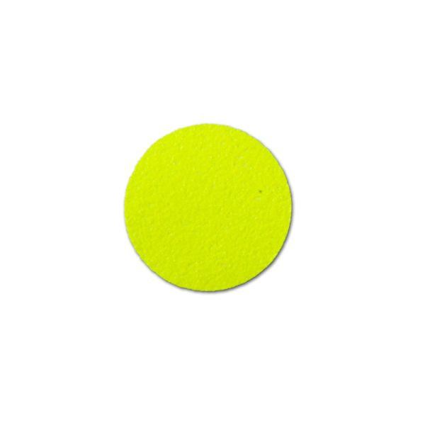 m2 Antirutschbelag Hinweismarkierung Signalfarbe gelb Kreis 50mm, VE: 50 Stück, M1HV50K501
