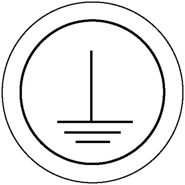 SafetyMarking Etiketten - Kennzeichnung elektrische Betriebsmittel, Schutzleiter, Ø 1,6 cm, Folie, selbstklebend, VE: 40 Stück/Bogen, 30.1578