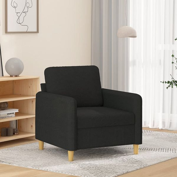 vidaXL Sessel Schwarz 60 cm Stoff, Blickfang, Top-Qualität, 359466