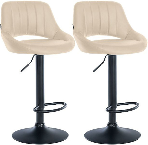CLP Barhocker Milet Kunstleder B, creme, VE: 2 Stück, 324563