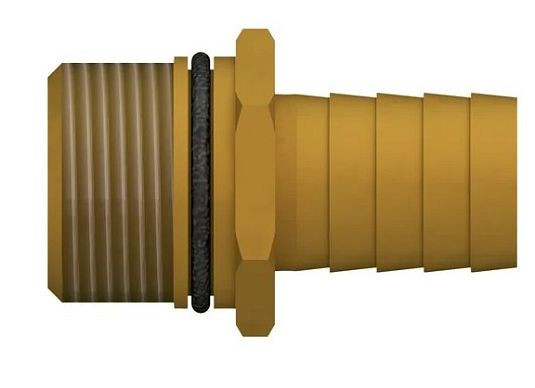 Cemo Schlauchtülle G1"a - DN 25, integriertes Rückschlagventil, O-Ring, 11964