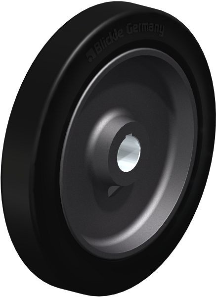 Blickle GEVN 415/50H7 Rad aus Elastik-Vollgummi, Schwarz, 611368
