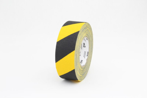 m2 Antirutschbelag Verformbar schwarz/gelb Rolle 50mmx18,3m, M2WR050183