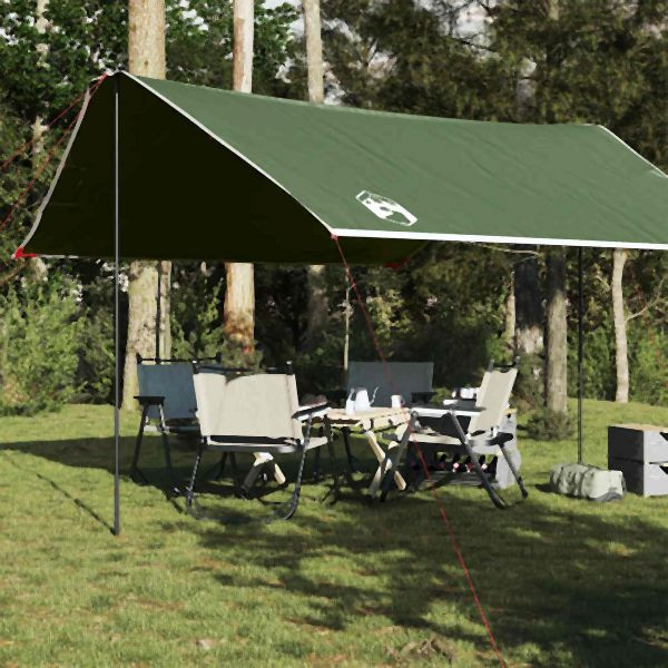 vidaXL Tarp Grün 430x380x210 cm Wasserdicht, Trekking, 94682