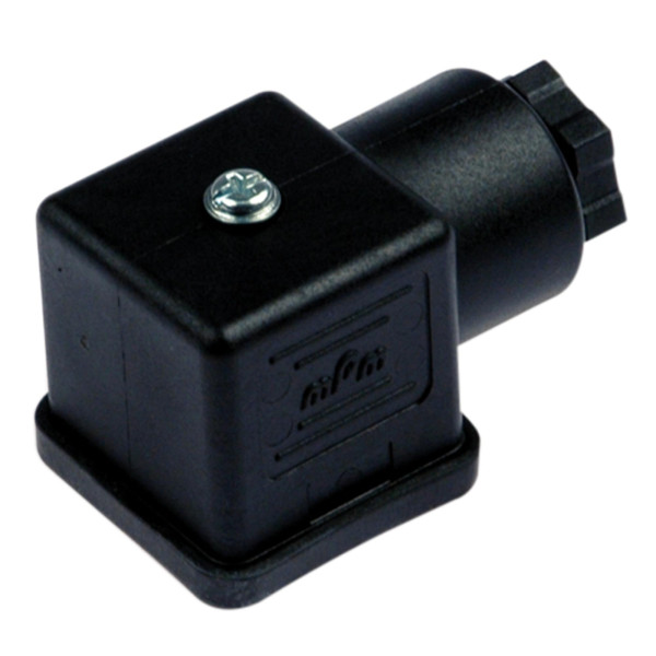Metal Work Gerätestecker mit LED, 24 V, 30 mm, Bauform A, 145491