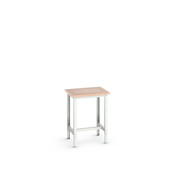 bott verso Werkbank (Multiplex-Platte) mit Querstrebenset, BxTxH: 700 x 600 x 780 - 930 mm, 16921500.16