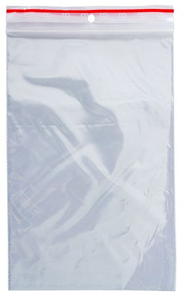 Q-Connect Druckbandbeutel - 120x180mm, transparent, VE: 100 Stück, KF11354