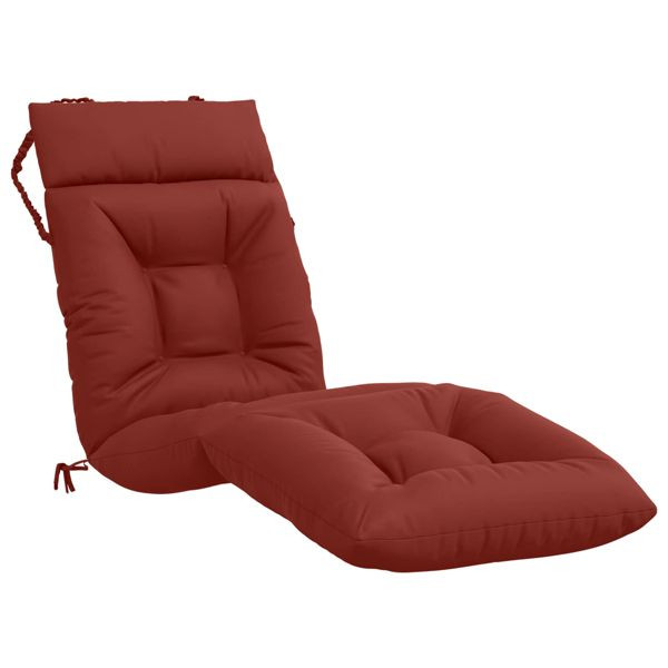 vidaXL Sonnenliege Kissen VIANEN 100 % Polyester Rot 200 x 60 x 8 cm, 953910