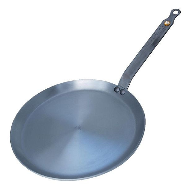De Buyer Mineral B Crêpepfanne 24cm, ideal zum Anbraten, Bräunen und Grillen, DN903