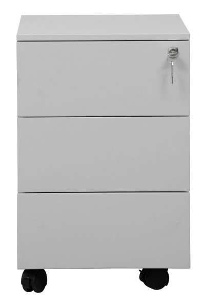 Gürkan Container, 60 x 40 x 61 cm, Lichtgrau, 3 Schubladen, MPS/P.M.3, 100569
