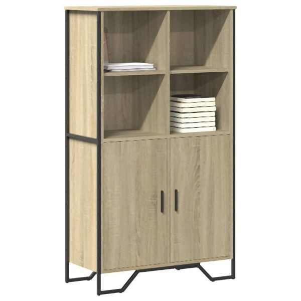 vidaXL Highboard Sonoma-Eiche 79,5x35,5x137,5 cm Holzwerkstoff, 3295308