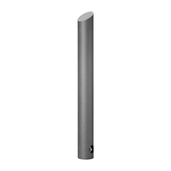 Stein HGS Stilpoller -Talos-, herausnehmbar mit 3p-Technologie, Dreikantverschluss mittig, inkl. Bodenhülse, RAL 6009 tannengrün, 40188-04