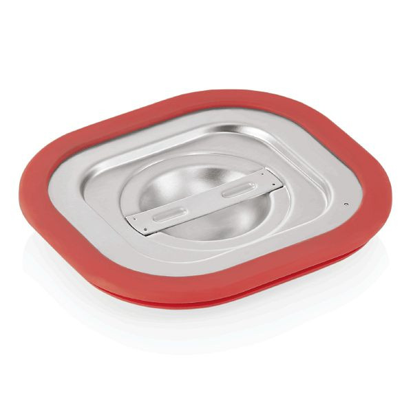 WAS GN 70 GN Deckel 1/6, mit umlaufender Silikondichtung, 7016003