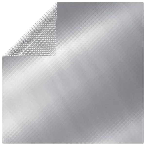 vidaXL Poolabdeckung Silbern 975x488 cm PE, mit Luftkammern, 93100