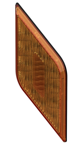 HELLA Blinkleuchte, Shapeline Style, LED, 12/24V, geschraubt/Einbau, Lichtscheibenfarbe: gelb, Stecker: AMP, 2-polig, hinten links, 2BA 013 331-071