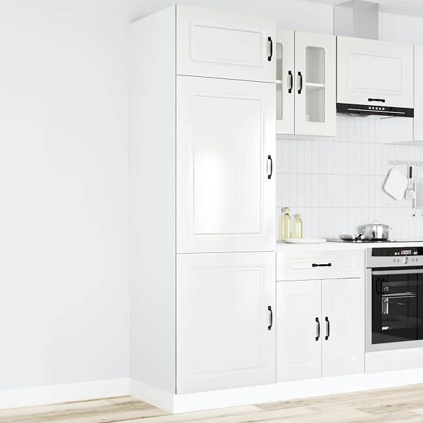 vidaXL Küchenschrank Kalmar Hochglanz-Weiß Holzwerkstoff, 853629