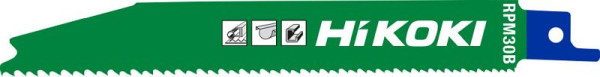 HiKOKI Säbelsägeblatt Metall BIM RPM30B/S123XF, VE: 5 Stück, 752018