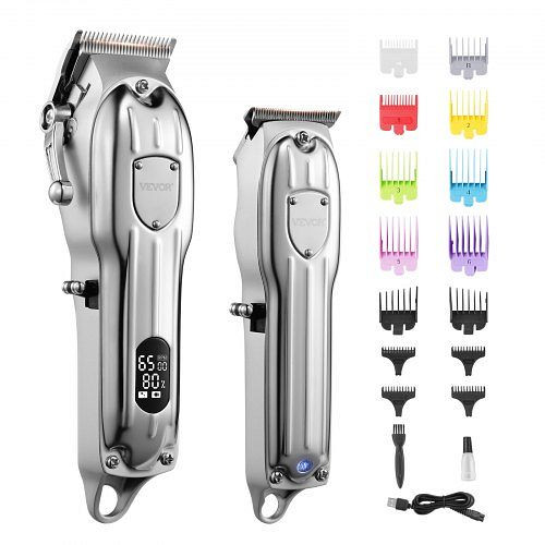 VEVOR Profi Haarschneider Haarschneidemaschine kabelloses Friseur- & Trimmer-Set, ZYSLDTJYSUSB33BFUV9