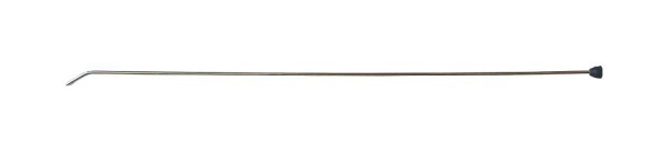 ELMAG Spezialverlängerung gebogen (Stahl, vernickelt), 800mm, AG M12x1,25, für Ausblaspistolen, 32503