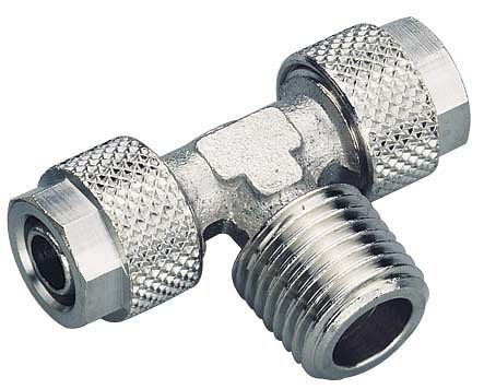 timmer A-TEk-12/10-3/8-MSv, T-Einschraubverschraubung - konisch, VE: 10 Stück, 01358568