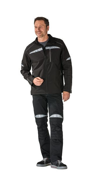 Planam DuraWork Softshelljacke, schwarz/grau, Größe S, 2950044