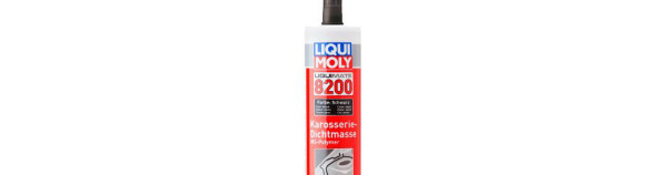 LIQUI MOLY Klebedichtungsmasse Liquimate 8200 MS Polymer schwarz, Kartusche Kunststoff, VE: 0,29 Liter, 6148