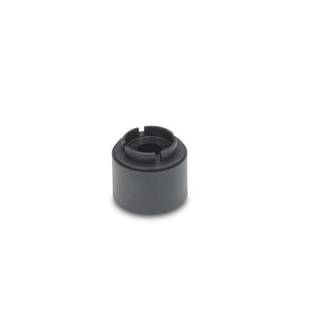 Ganter Distanzbuchsen für Bügelgriffe GN 628, Kunststoff (GN 628.2-20,5), VE: 50 Stück, 628.2-20,5