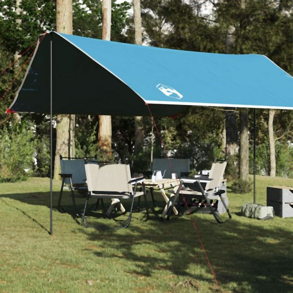 vidaXL Tarp Blau 430x380x210 cm Wasserdicht, Trekking, 94683