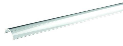 rutec Profil-Abdeckung klar D21R 2 Meter, 65137