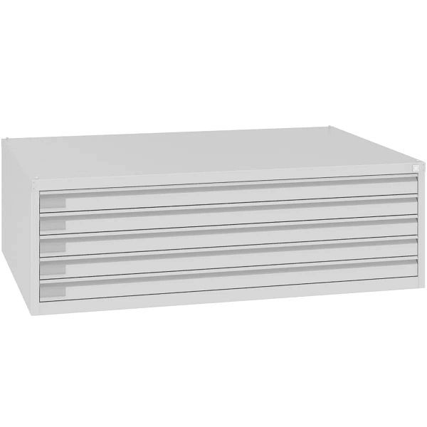 Eurobox Zeichnungsschrank, 5 Schubfächer, 425 x 1.315 x 920 mm, 0630-130105