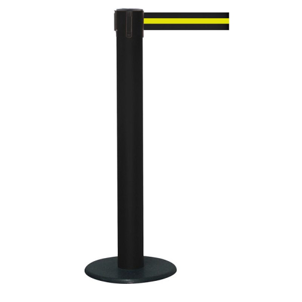 Stein HGS Personenleitsystem -P-Line Titan-, schwarz, schwarz/gelb/schwarz waagerecht (gestreift), mit Sicherheitsverschluss (selbstlösend), 15688-0503