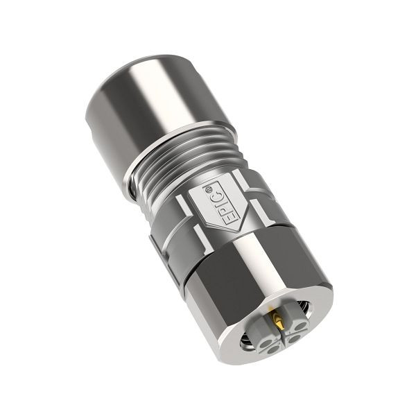 LAPP Rundsteckverbinder EPIC® POWER M12L D6 4+FE 10,5-11, VE: 20 Stück, 44423174