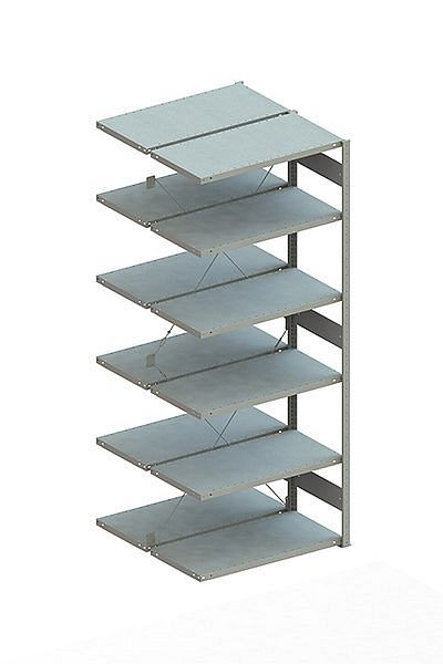 Meta CLIP 100 DAR 2500x1000x500 mm, RAL 7035, Bodenanzahl: 2 x 6, 20070677