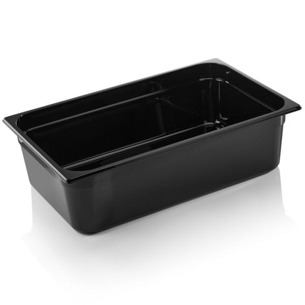 WAS GN Behälter GN 96 BLACK 1/1-150 mm, schwarz, Polycarbonat, 9611150