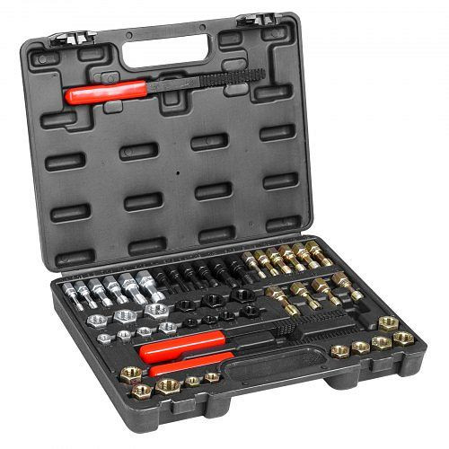 VEVOR 49-tlg. Gewindefräser-Set UNC UNF & metrisch, Gewindewiederherstellungswerkzeug für Mechaniker & Heimwerker, LWCXTZGYZ49PKBLRIV0