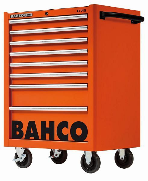Bahco Classic Werkstattwagen 26" mit 8 Schubladen, orange, 1475K8