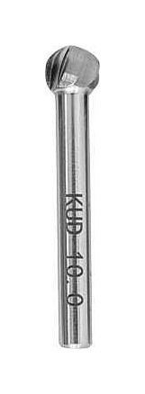 Iwetec Hartmetall-Frässtift Kugelform, Alu, 749960-01