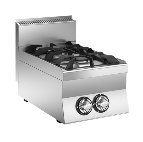 Mareno M1-600 Gasherd mit 2 Brennern, 40cm, Gasleistung: 9,5kW, 161.001
