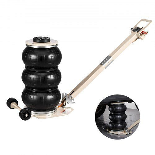 VEVOR pneumatischer Wagenheber 3 t mit 6 Stahlrohren & verstellbarem Griff, 140–450 mm Hubhöhe, für Pkw, SUVs, Pickups, QNQJDBSDBS3T7N3M0001V0