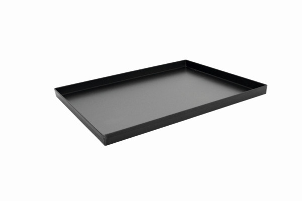 Schneider Pizzablech 350 x 500 mm, Höhe 25 mm, Material: Blaublech, Stärke 20 mm, 997902
