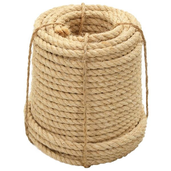 vidaXL Seil 100% Sisal 16 mm 100 m, universell einsetzbar, 144806