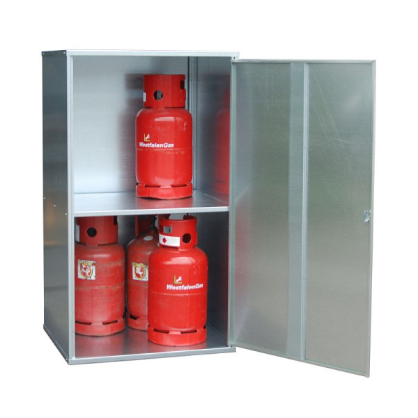 STEIN HGS Gasflaschen-Depot GFD, verzinkt, 10 Stück, Geschlossen, 79146.0001