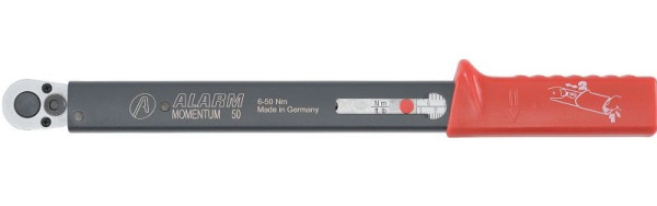ALARM Drehmomentschlüssel MOMENTUM Nr. 43050 Messbereich 6-50Nm, Abtrieb 3/8", Länge 375mm, 56043050