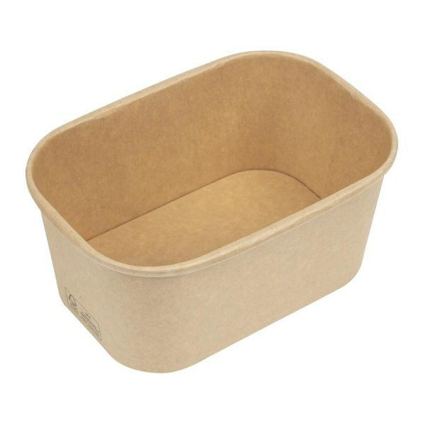 Colpac Stagione Recycelbare mikrowellengeeignete Lebensmittelboxen 1Ltr (Packung mit 300), FP459
