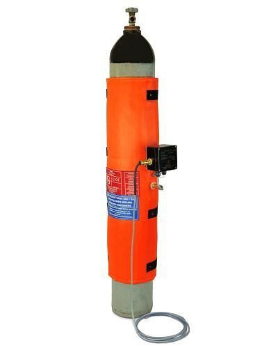 DENIOS Heizmantel für Gasflaschen, T4 Ex-Schutz, 0 - 50°C, 100 Watt, 236438