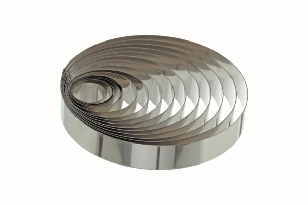 Schneider Tortenring Edelstahl, Ø 240 mm, Höhe 45 mm 1,5 mm, 163240