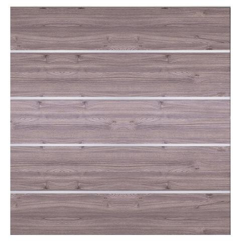 T&J FARÖ-Serie HPL-Steckzaunsystem, 1792 x 1775 mm, Zaunset ESCHE-GRAU, 5 Zaunlamellen, 44513