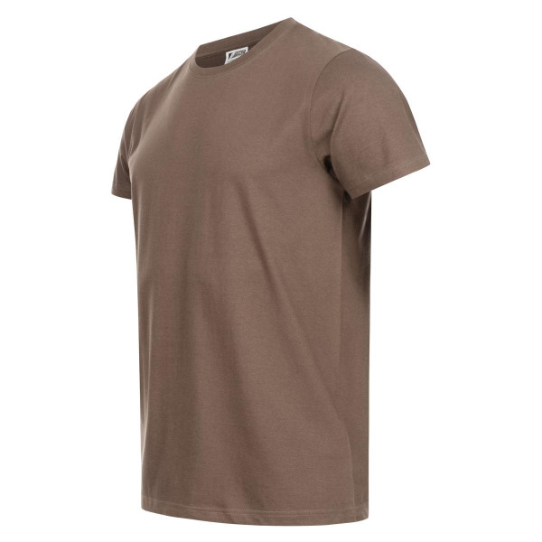 NITRAS MOTION TEX LIGHT, T-Shirt, vorgewaschen, Rundhals, ohne Seitennaht, Größe: 6XL, Farbe: braun, VE: 100 Stück, 7004-5000-6XL